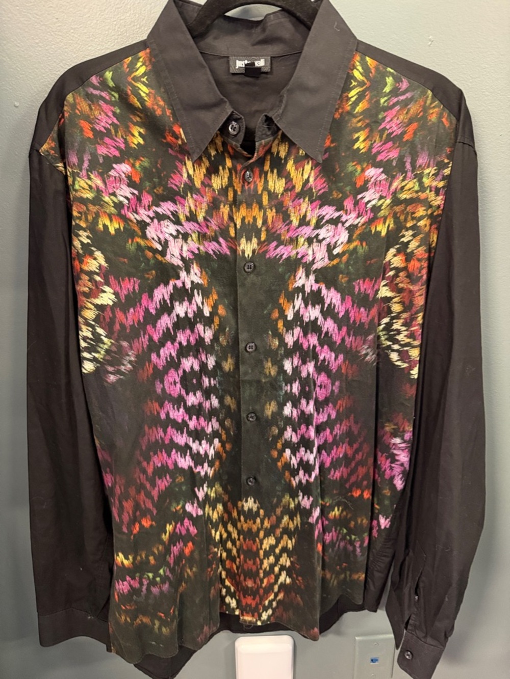 Just Cavalli Men’s Authentic shirt Size 54 Italy